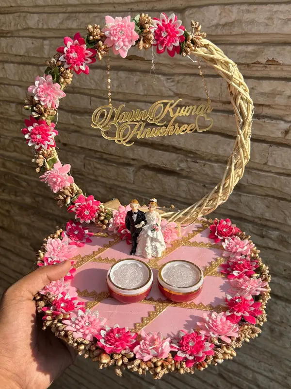 Wedding Doll Plate Decoration